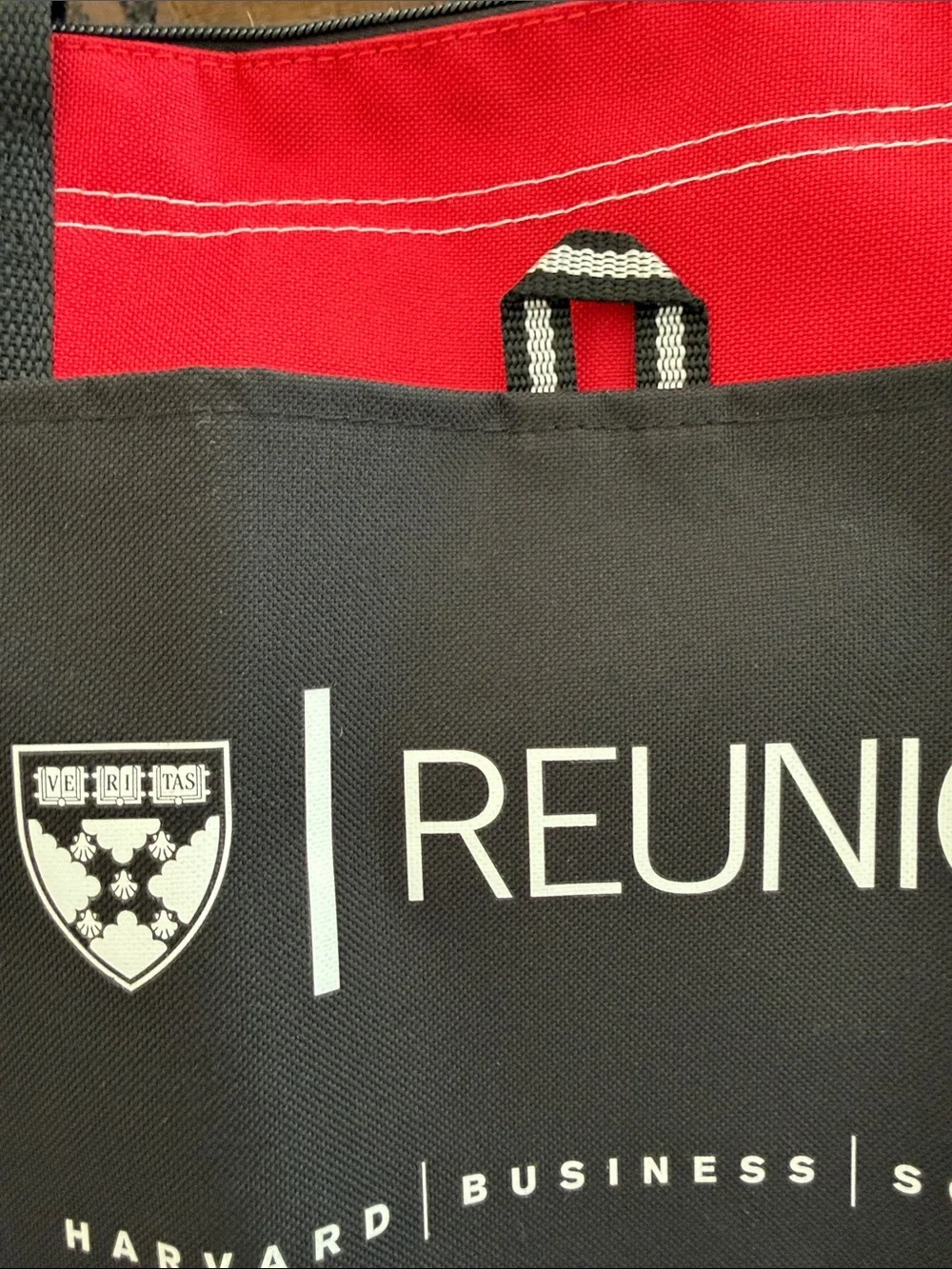 Reunion Red & Black Tote Bag